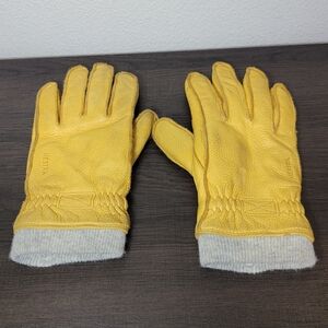 Hestra Elk Leather Wool Filled Fleece Lined Leather Winter Glooves